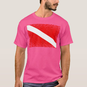 Camiseta Mergulho Scuba Vestido com Sinalizador de Mergulho