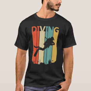 Camiseta Mergulho submarino na região de 1980