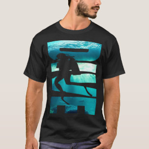 Camiseta Mergulho Submarino Scuba Snorkeling Paisagem Marin