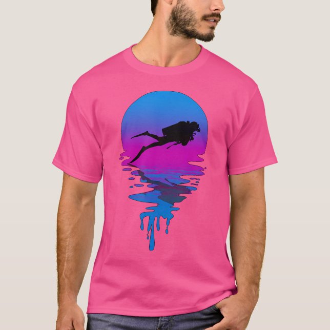 Camiseta Mergulho Sunset Scuba (Frente)