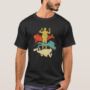 Camiseta Mergulho Vintage Para Homens Retro Diver Scuba Div