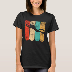 Camiseta Mergulho Vintage Scuba Diver