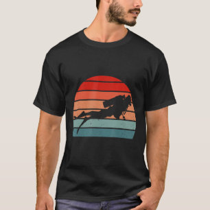 Camiseta Mergulho Vintage Scuba Merging Retro Dive Diver