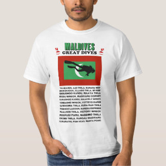 Camiseta Mergulhos do excelente de Maldives