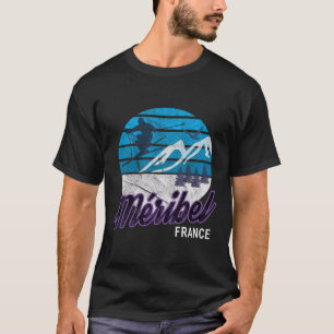 Camiseta Meribel French Alps Moutiers França Ski Snowboardi
