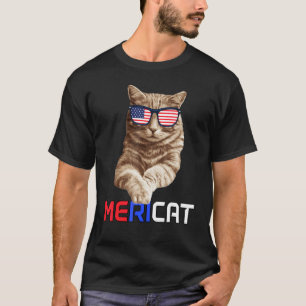 Camiseta Merica 4 De Julho Bandeira Americana Dos EUA Meri