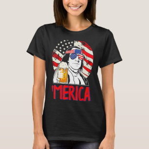 Camiseta Merica 4 De Julho De Beer Benjamin Franklin Usa Fl