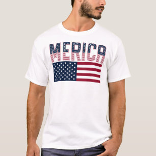 Camiseta Merica Bandeira EUA Dia da Independência 4 de Julh
