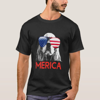 Camiseta Merica Cocker Spaniel American Flag 4 De Julho Pa