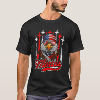 Camiseta Merica Eagle Airplane 4 De Julho American Flag Pa