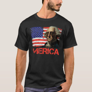 Camiseta Merica George Washington Independence Day USA Patr