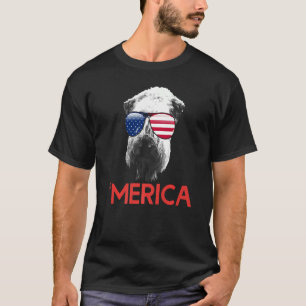 Camiseta Merica Soft Coated Wheaten Terrier American Flag
