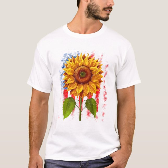 Camiseta Merica Sunflower American (Frente)