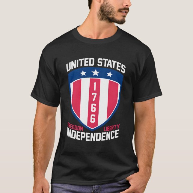 Camiseta Merica Usa Toungue Independência dos Estados Unido (Frente)