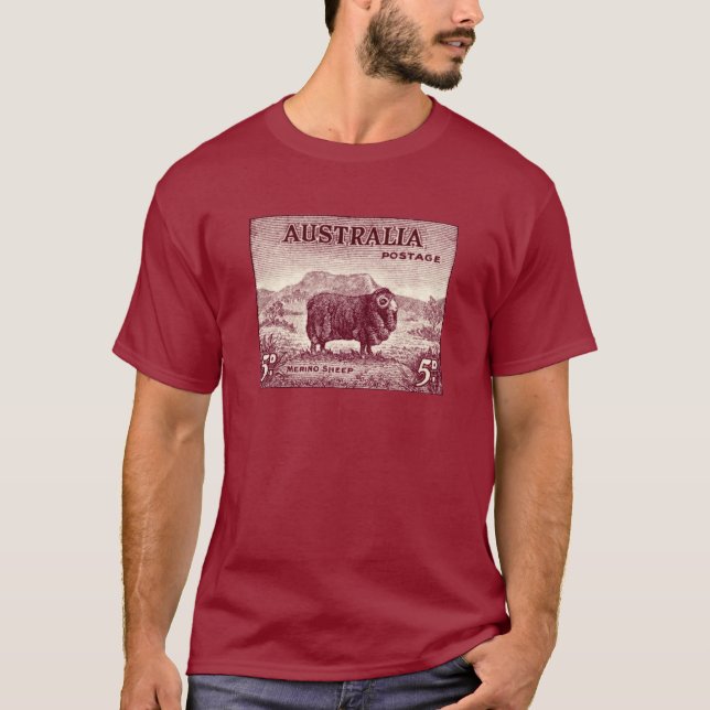 Camiseta Merino Sheep australiano de 1934 (Frente)