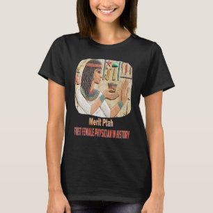 Camiseta Merit Ptah Primeira Mulher Faraó Médica Egy Antiga