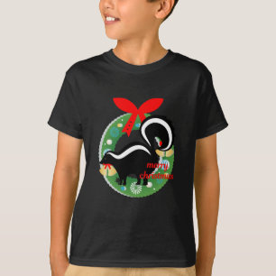 Camiseta meritório skunk de natal