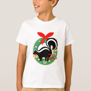 Camiseta meritório skunk de natal