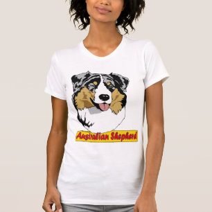 Camiseta Merle australiano do azul do pastor