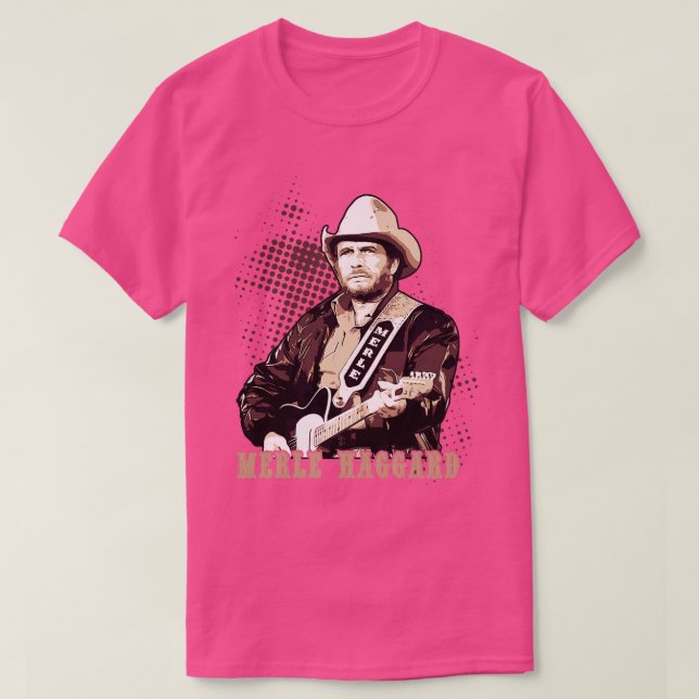 Camiseta Merle Haggard (Frente do Design)
