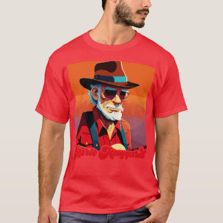 Camiseta Merle Haggard - Design do ventilador traseiro