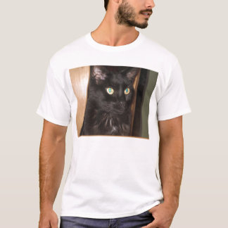 Camiseta Merlin o gato preto