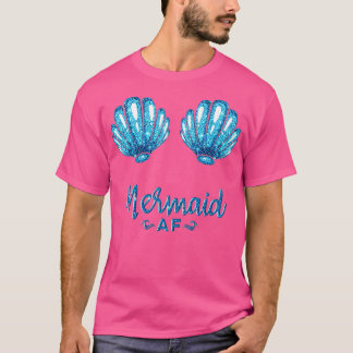 Camiseta Mermaid Af Funny Seashell Bra Bikiny