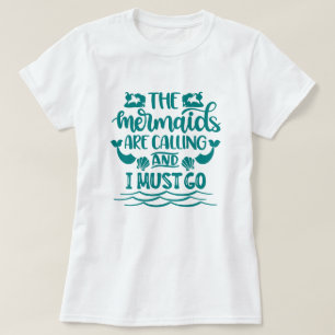 Camiseta Mermaid Beach   As Sereias Chamam