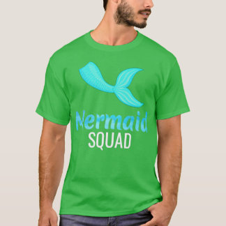 Camiseta Mermaid Birthday Squad Mermaid Party
