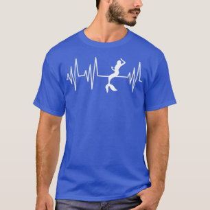 Camiseta Mermaid Girl Heartbeat Love Mermaid Girl ama Gi