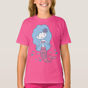 Camiseta Mermaid Girl Pink
