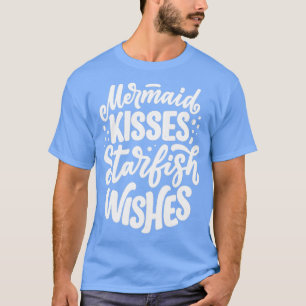 Camiseta Mermaid Kisses Starfish Deseja 6
