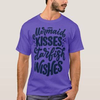 Camiseta Mermaid Kisses Starfish Wishes 3