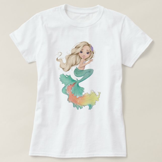 Camiseta Mermaid Life (Frente do Design)