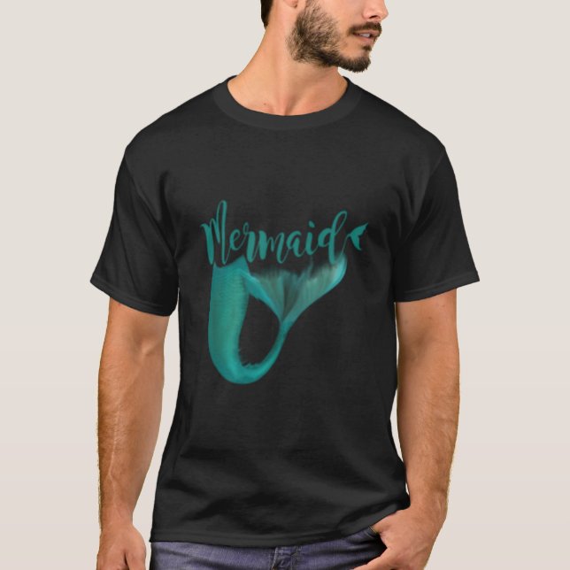 Camiseta Mermaid Mermaid Black Gray (Frente)