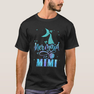 Camiseta Mermaid Mimi Engraçada Família Festas de Festas de