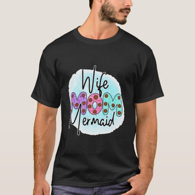 Camiseta Mermaid Mom Mermaid (Frente)