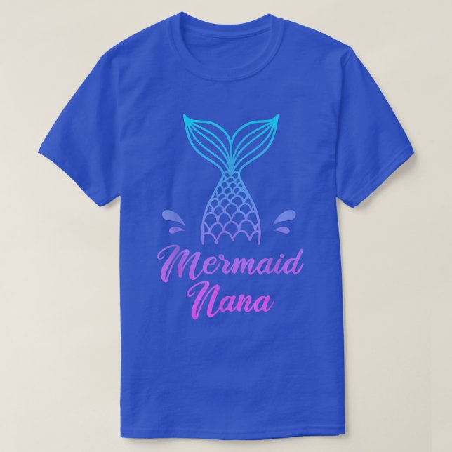 Camiseta Mermaid Nana , Mermama Security Roupa, Gr Italiano (Frente do Design)