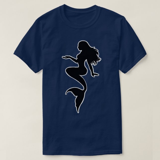 Camiseta Mermaid Noir (Frente do Design)