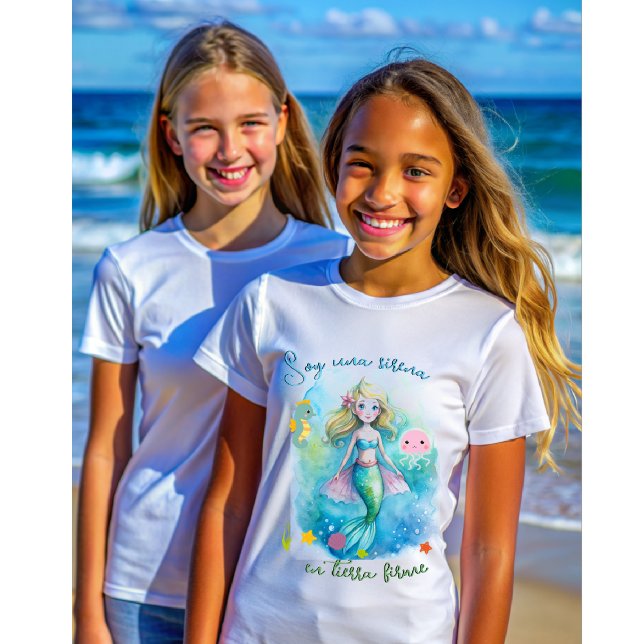 Camiseta Mermaid on dry land (Sirena en tierra firme)