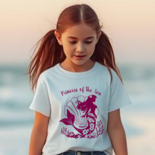 Camiseta Mermaid-Princesa do Mar Havaiana
