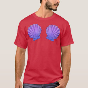 Camiseta Mermaid Sea Shell Bra Costume Seashell