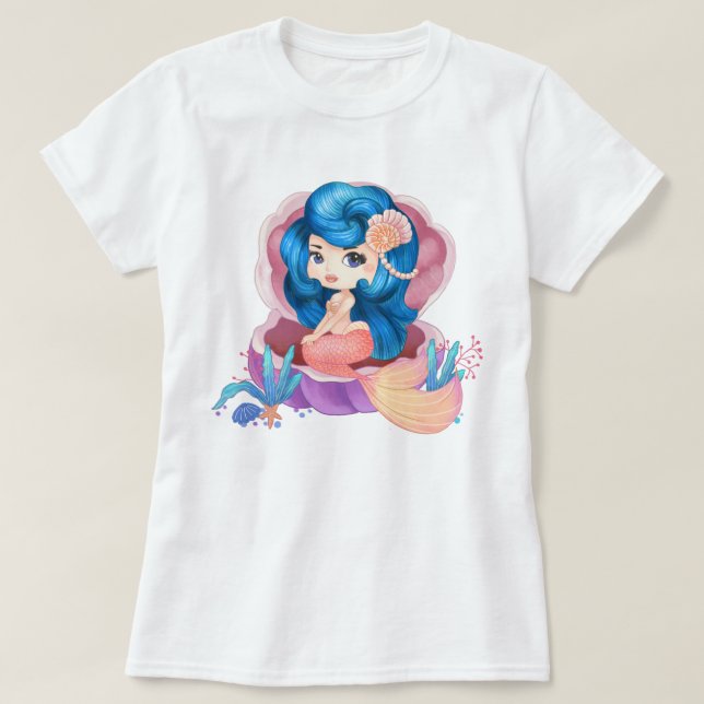 Camiseta Mermaid T-Shirt (Frente do Design)
