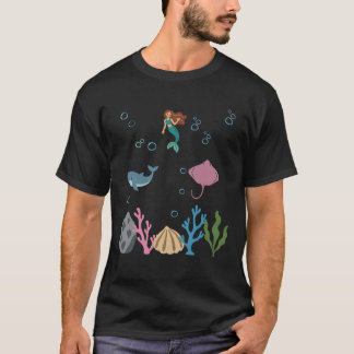 Camiseta Mermaid Underwater Kids Whale
