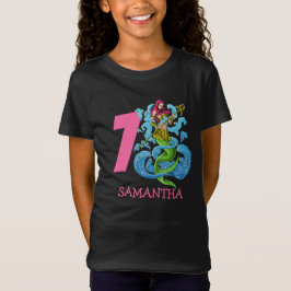 Camiseta Mermaid Warrior - 7 de aniversário T-Shirt
