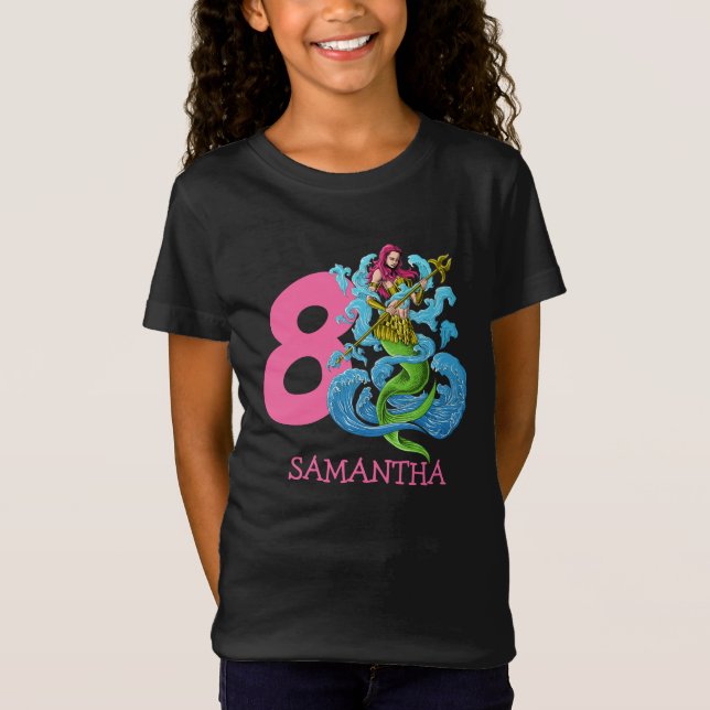 Camiseta Mermaid Warrior 8º aniversário T-Shirt (Frente)