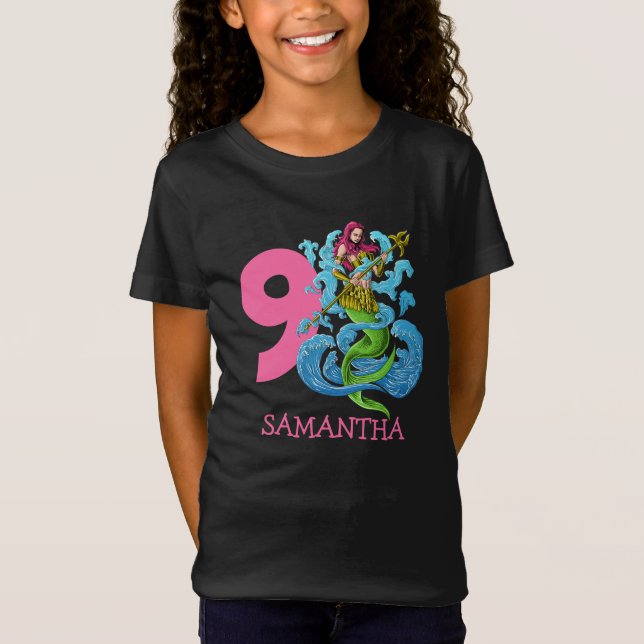 Camiseta Mermaid Warrior 9º aniversário T Shirt (Frente)