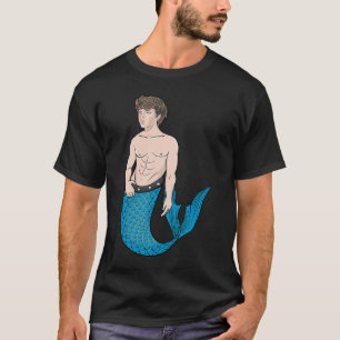 Camiseta Merman Mermen Merboy Majestnessa Sereia Nadadora