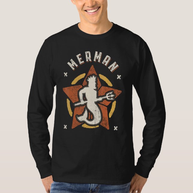 Camiseta Merman Vintage Retro Classic (Frente)