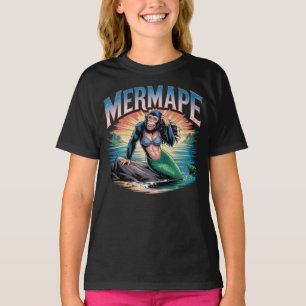 Camiseta Mermape Illustration Combo Creature Funny